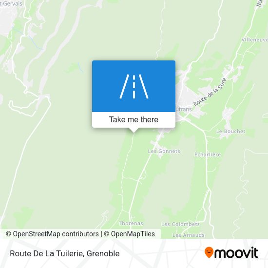 Route De La Tuilerie map