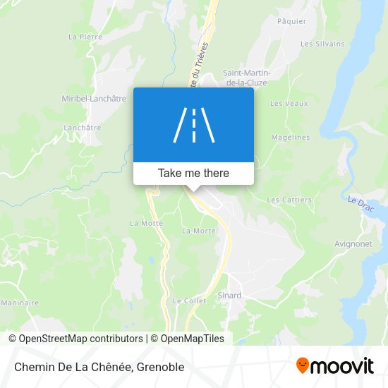 Chemin De La Chênée map