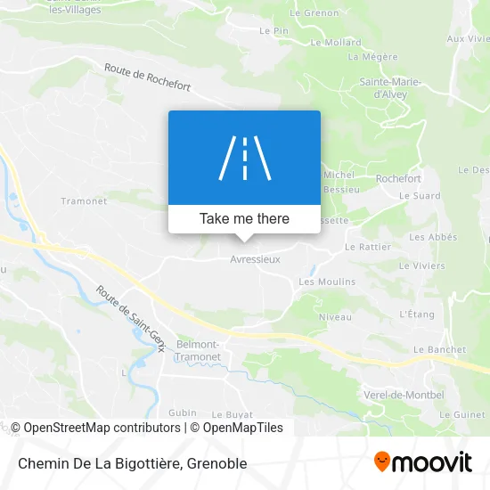 Chemin De La Bigottière map