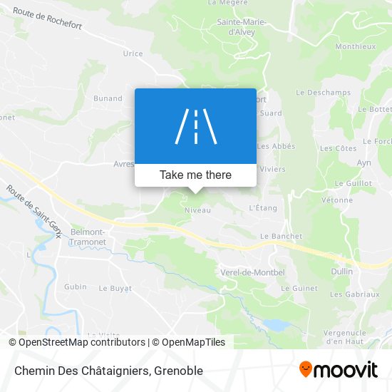 Chemin Des Châtaigniers map