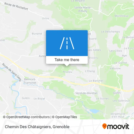 Chemin Des Châtaigniers map