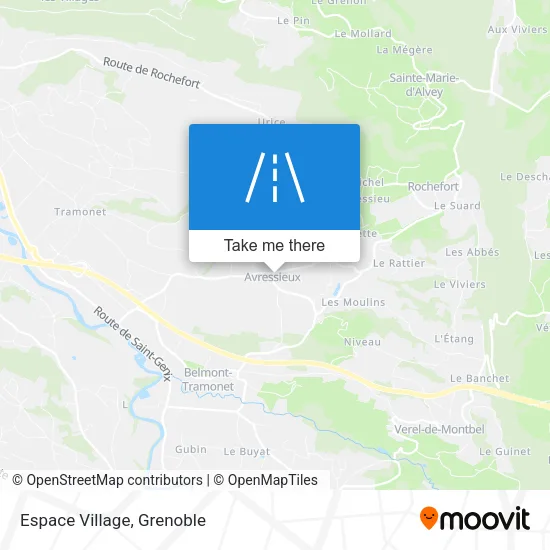 Espace Village map