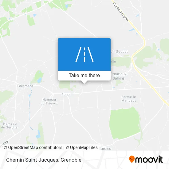 Chemin Saint-Jacques map