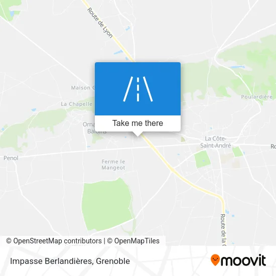 Impasse Berlandières map