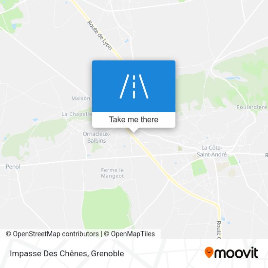 Impasse Des Chênes map