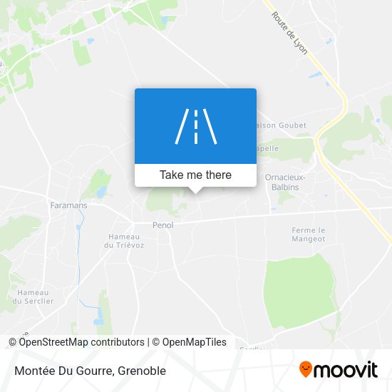 Montée Du Gourre map