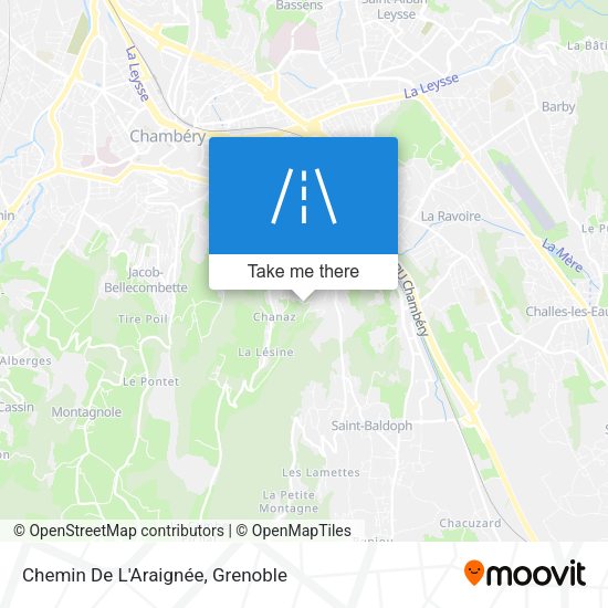 Chemin De L'Araignée map