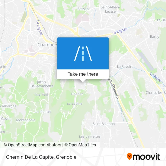 Chemin De La Capite map