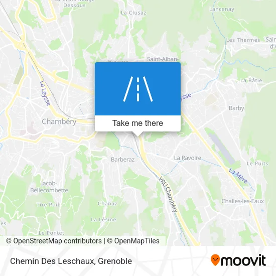 Chemin Des Leschaux map