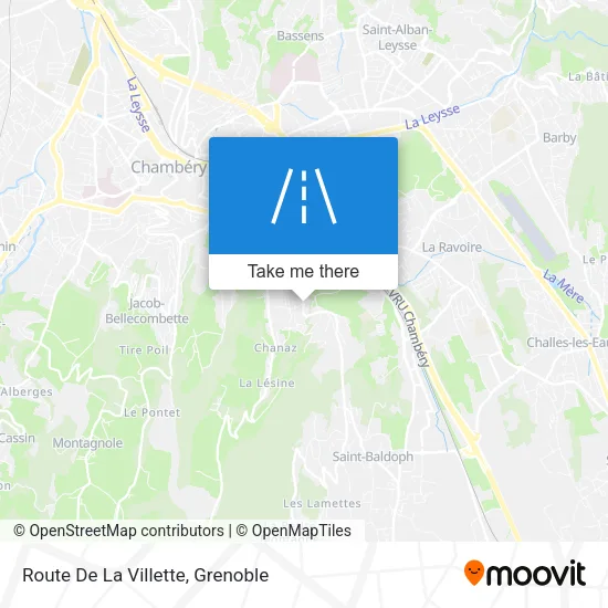 Route De La Villette map