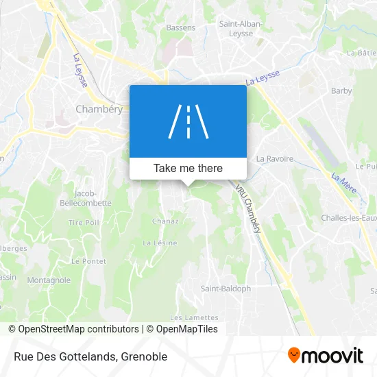 Rue Des Gottelands map