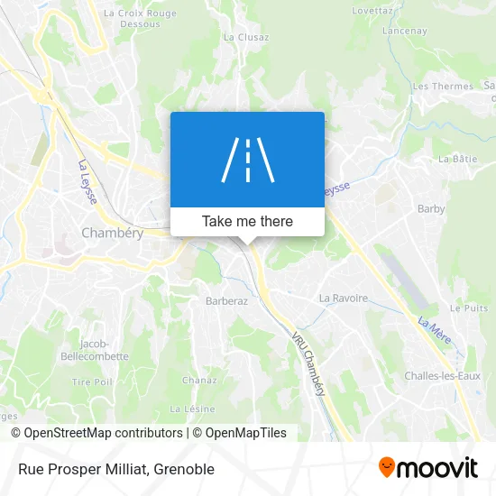 Rue Prosper Milliat map