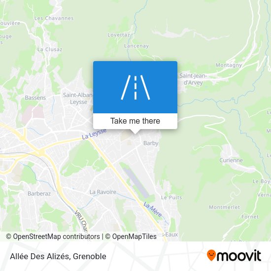Allée Des Alizés map