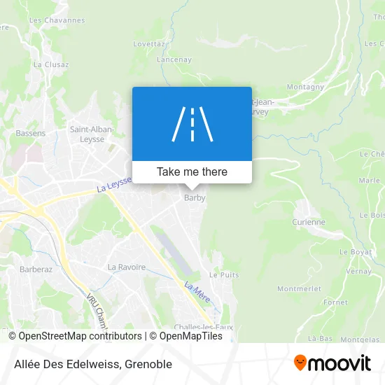 Allée Des Edelweiss map