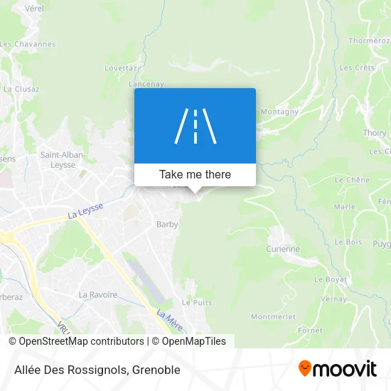 Allée Des Rossignols map