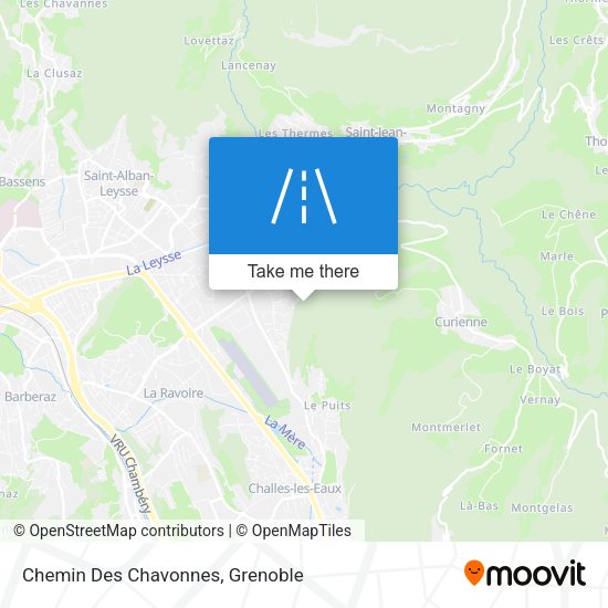 Chemin Des Chavonnes map