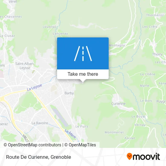 Route De Curienne map