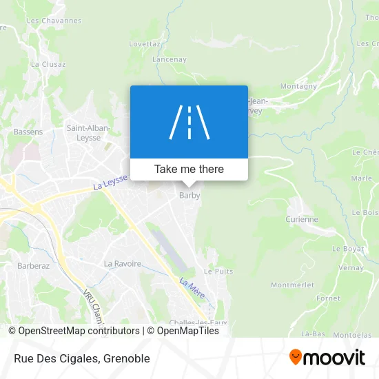 Rue Des Cigales map
