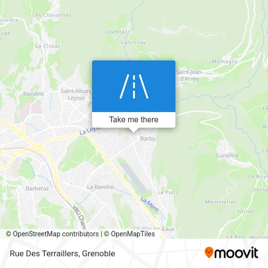 Rue Des Terraillers map
