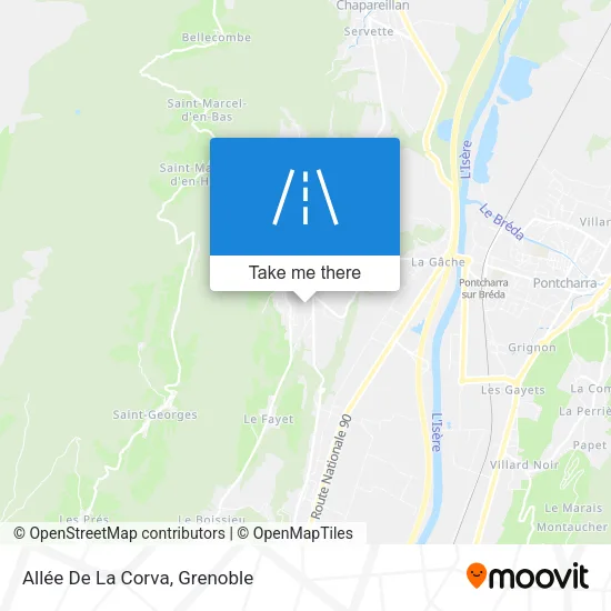 Allée De La Corva map