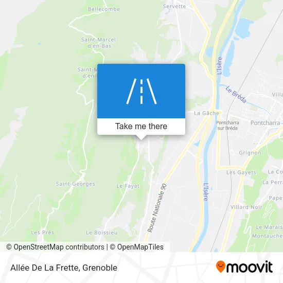Allée De La Frette map