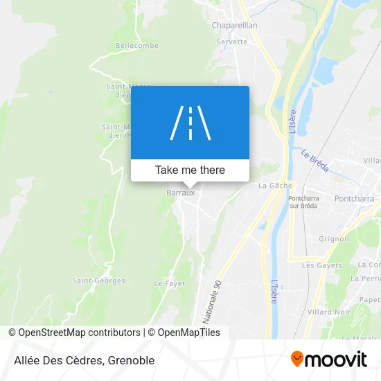 Allée Des Cèdres map