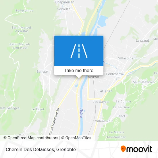 Chemin Des Délaissés map
