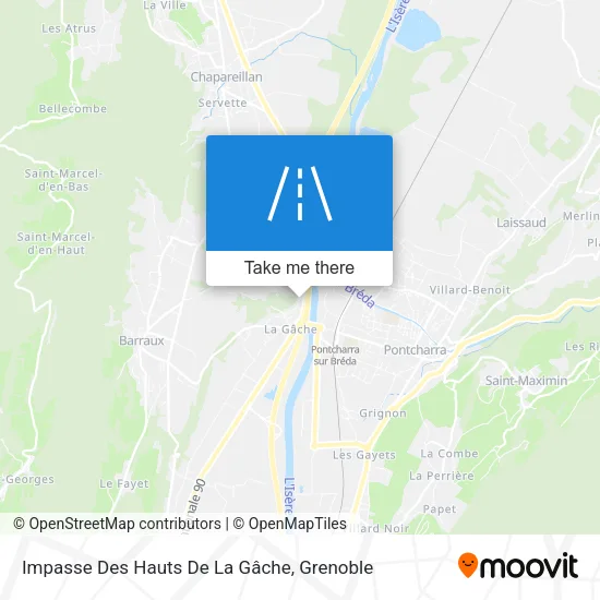 Impasse Des Hauts De La Gâche map