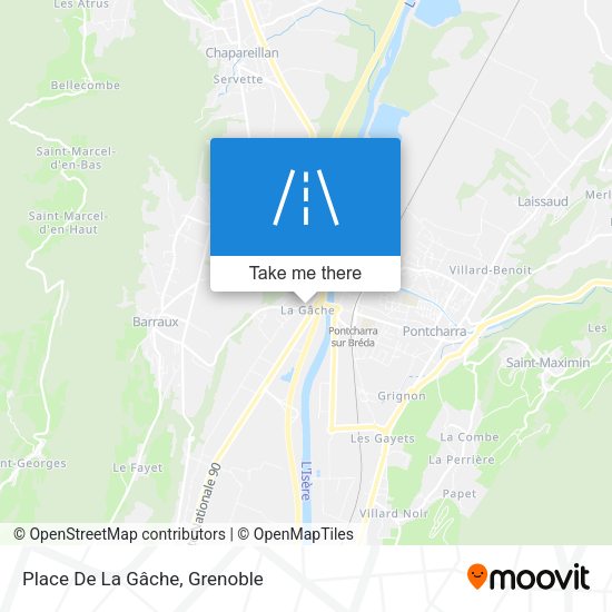 Place De La Gâche map