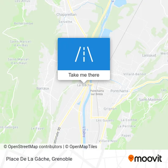 Place De La Gâche map