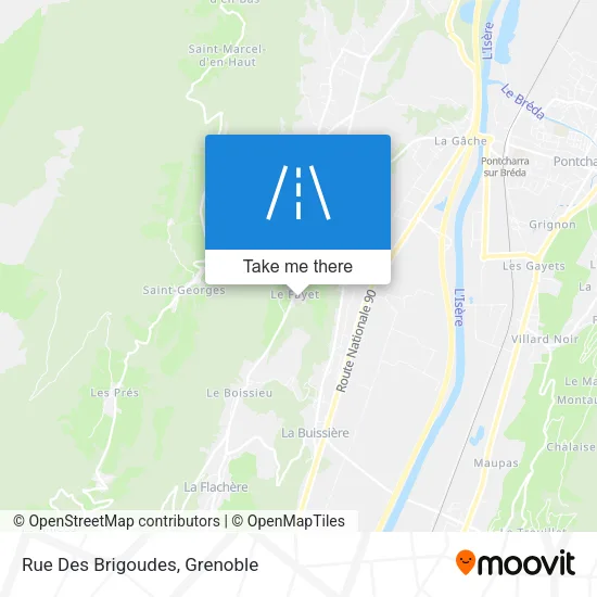 Rue Des Brigoudes map