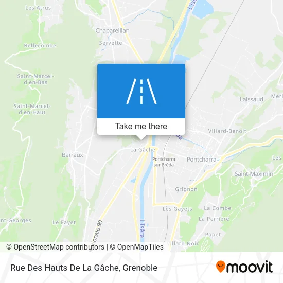 Rue Des Hauts De La Gâche map