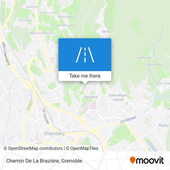 Chemin De La Brazière map