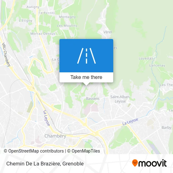 Chemin De La Brazière map