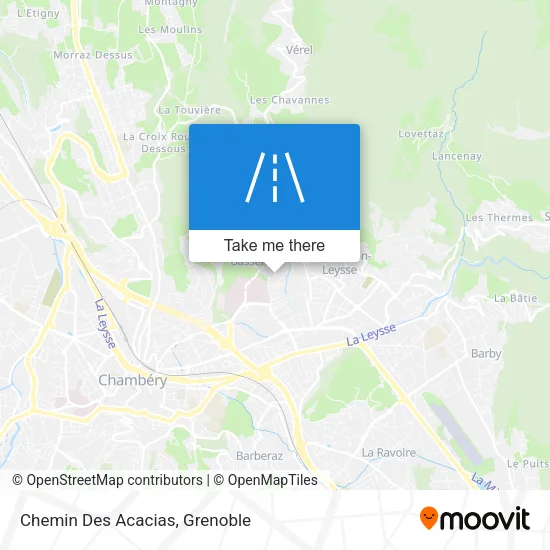 Chemin Des Acacias map