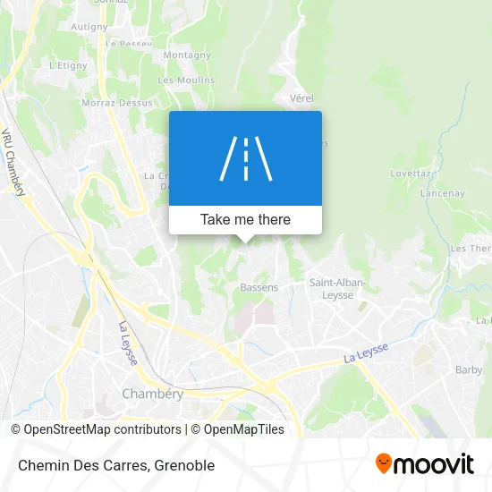 Chemin Des Carres map