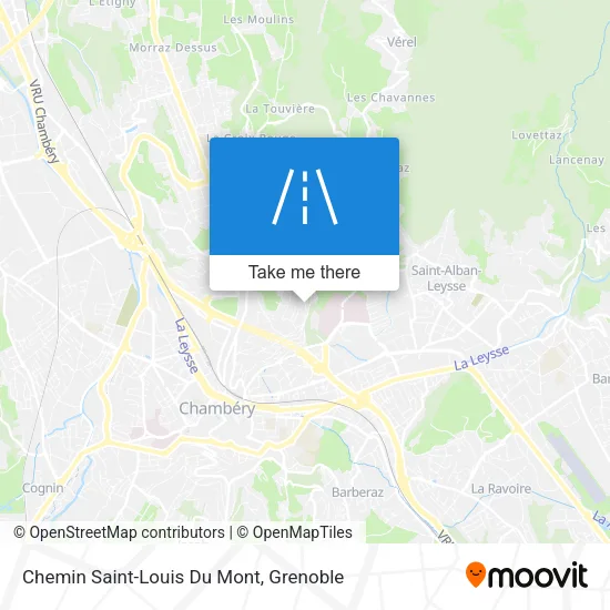 Chemin Saint-Louis Du Mont map