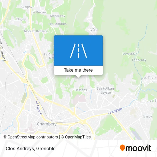 Clos Andreys map