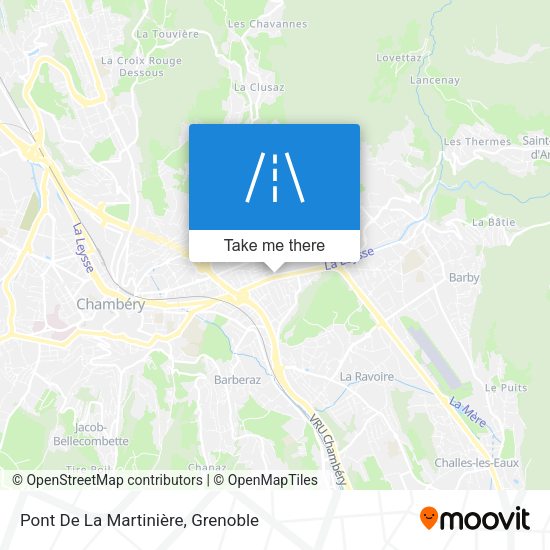Pont De La Martinière map