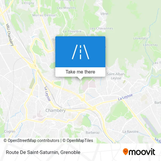 Route De Saint-Saturnin map