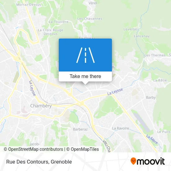 Rue Des Contours map