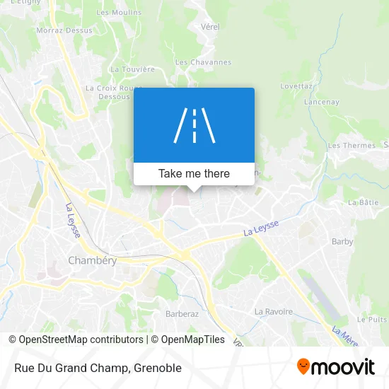 Rue Du Grand Champ map