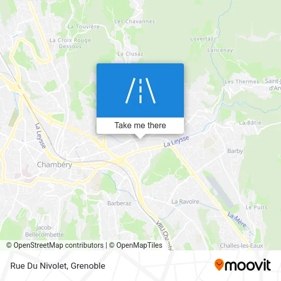 Rue Du Nivolet map