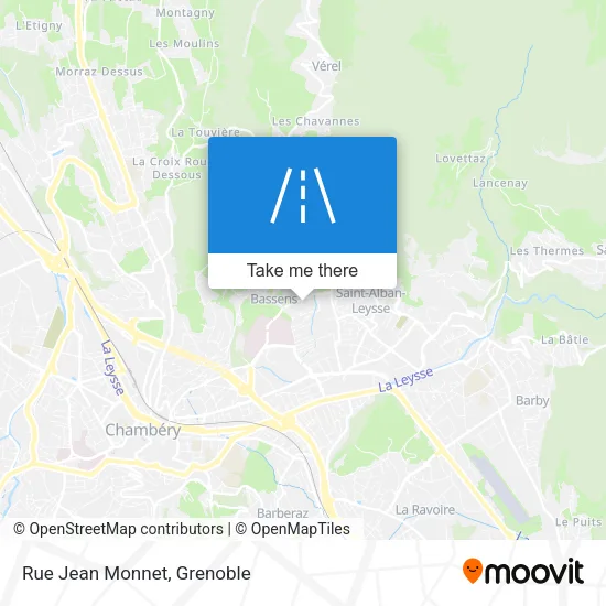 Rue Jean Monnet map