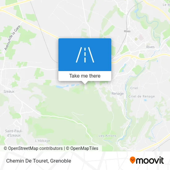 Chemin De Touret map