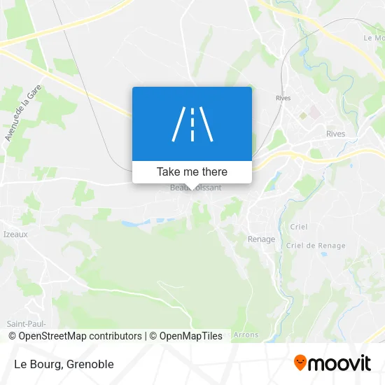Le Bourg map