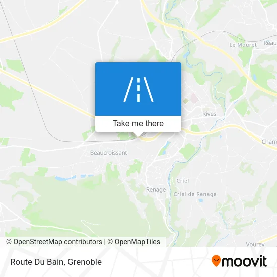 Route Du Bain map