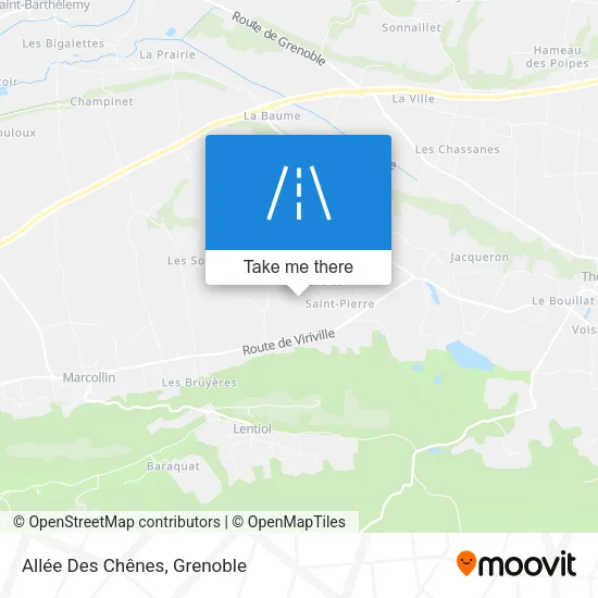 Allée Des Chênes map