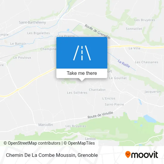 Chemin De La Combe Moussin map