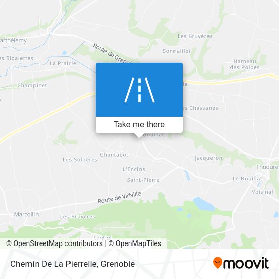 Chemin De La Pierrelle map